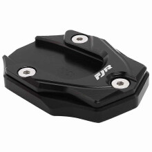 Motorcycle Kickstand Pad Compatible with Yamaha FJR1300 FJR 1300 2001-2019, Black Metal Side Stand Plate