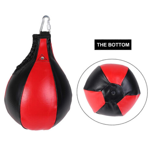 Pear Shape Boxing Ball Bag, PU Punching Training for Martial Arts Practice, Adjustable Height 2