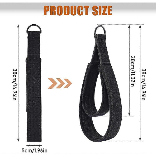 Correia de Pilates Dupla Laço com Argola D, Acolchoada, Resistente, Compatível com a maioria das camas e equipamentos de pilates 1