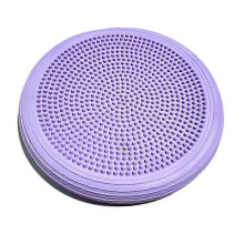 Purple Balance Pad for Core Stability and Posture Correction, Anti-Burst PVC Wobble Cushion