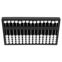 Plastic braille-telraam voor blinden, hulpmiddel voor het leren rekenen, 15,6 x 8,3 cm, tactiel educatief hulpmiddel.