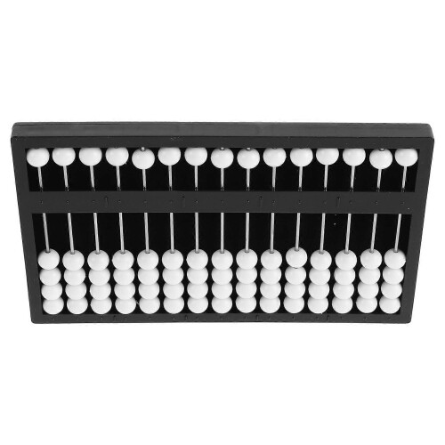 Plastic Braille Abacus for Blind Learning Arithmetic Tool 15.6x8.3cm Tactile Educational Aid