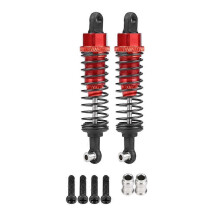 RC auto schokdemper compatibel met FS 1/18 truck, aluminiumlegering, rood
