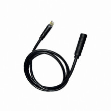 Cavo di prolunga per motore e-bike da 90 cm, 16+24 AWG, impermeabile, compatibile con motori a mozzo, colore nero.