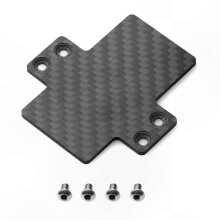 ESC-montageplaat van koolstofvezel, compatibel met Traxxas Maxx V1 V2 Wide 1/10 RC-voertuigen, compatibel met Hobbywing Max6 Max8 XR8 Plus