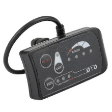 LED810 Display Compatible with Electric Bicycle 36-48V Waterproof Black 22.2mm Holder Connector