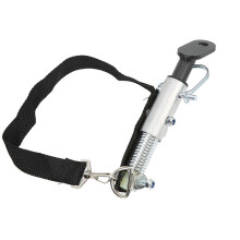 Gancio di traino per bicicletta con installazione senza attrezzi, attacco in metallo compatibile con biciclette elettriche.