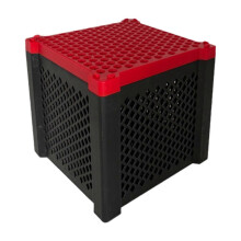 Aquarium Filter Media Storage Box PP Water Purifier Cube 11.8cmx11.8cmx11.1cm