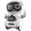 Interactive Mini RC Robot for Kids with Voice Recognition Chat Sing Dance Repeat Mode Portable White 1