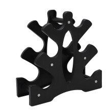 Support pour haltères à 3 niveaux, capacité de charge de 20 kg, pour salle de sport à domicile