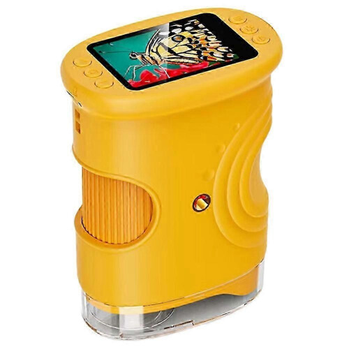 Handheld Digital Microscope for Kids with 2-Inch IPS Screen, 50-1000X Magnification, Type-C