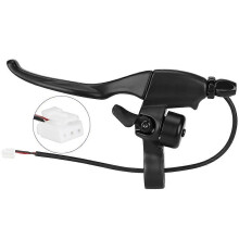 Remhendel voor elektrische scooter met bel, compatibel met 3-pins interface, vervangend onderdeel van aluminiumlegering voor de handrem