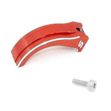 Throttle Trigger Arm Brake Rod Compatible with Futaba 7PX 4PX 4PXR RC Car Transmitter, CNC Machined Metal, Red