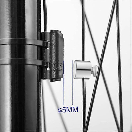 Bike Computer with LCD Display, Waterproof Speedometer Odometer, Auto Wake Sleep, Mounts on Brake Sensor 2