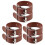 Adjustable Bike Basket Leather Strap Set, Compatible with Front Baskets, Water-Resistant 1