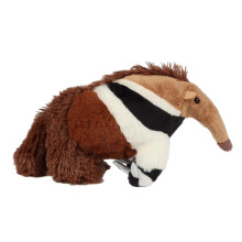 Peluche a forma di formichiere, 27 cm, morbido e realistico, ideale come decorazione per casa, camera da letto, ufficio e feste.