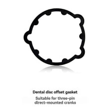 Arandela de biela de 2 mm de espesor, compatible con bielas SRAM GX NX SX DUB de 3 pines, ajuste de desplazamiento del plato, aleación de aluminio.