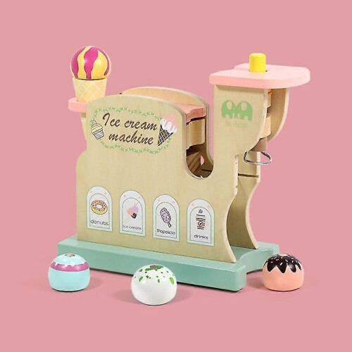 Ice Cream Machine Toy with Numbers and Colors for Early Math Learning