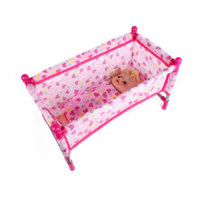 Babypuppen-Zubehörset, leichtes interaktives Spielzeug, rosa