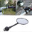Bicycle Rearview Mirror Compatible with Most Bikes, Adjustable Safety Handlebar Mount, Reflective 2
