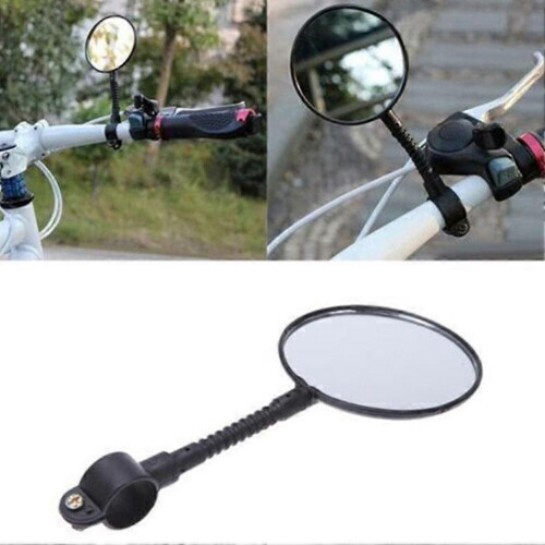 Bicycle Rearview Mirror Compatible with Most Bikes, Adjustable Safety Handlebar Mount, Reflective 1
