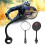 Bicycle Rearview Mirror Compatible with Most Bikes, Adjustable Safety Handlebar Mount, Reflective 3