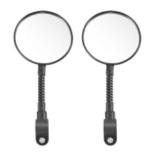 Specchietto retrovisore per bicicletta, regolabile per manubri da 2-2,2 cm, riflettente, in ABS.