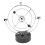 Perpetual Motion Asteroid Toy USB Battery Powered Electronic Desk Decoration Teaching Tool 3