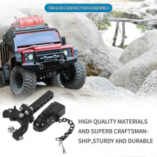 Metalen trekhaak voor RC-auto's, compatibel met Traxxas TRX4, SCX10, 1/10 schaal 90046 90047 Crawler