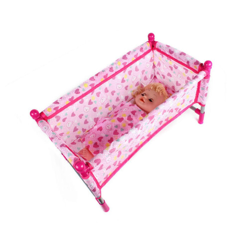 Baby Doll Accessories Toy Set Compatible with Interactive Simulation Dolls Pink Plastic 1