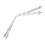 Bass Drum Strap, Nylon Elastic Adjustable Ergonomic Double Shoulder Belt, White 4