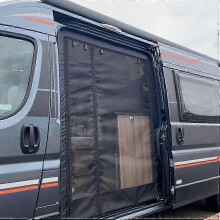 Self-Contained Car Insect Mosquito Screens, compatible with Fiat Ducato Peugeot Boxer Citroen Relay 2006+ X250/X290 H2/H3 Sliding Door