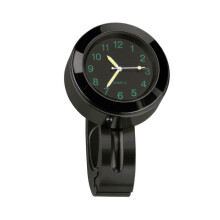 Orologio da manubrio per moto, lega di alluminio T6063, IP67 impermeabile, visione notturna, compatibile con manubri 22-25 mm scooter biciclette