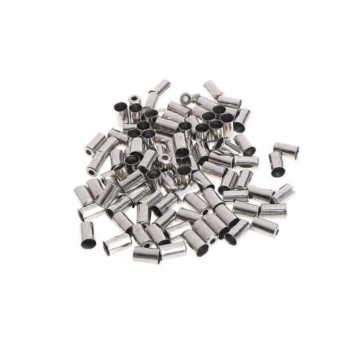 Brake Cable End Caps Compatible with Bicycle Copper 5mm 100 Pcs