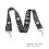 Banjo Strap, Adjustable Polyester Black, Length Adjustable 55.11in, Stress Relief for Shoulder Back Pressure 1
