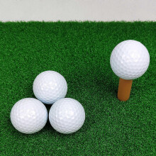 Golfbälle, 6 Stück, 2-lagige Konstruktion, Standardgröße, Gummi-Trainingsgolfbälle für drinnen und draußen im Garten