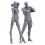 Stop Motion Figure Model with Stand, Adjustable Joints for Drawing Practice and Animation, Grey PVC 3