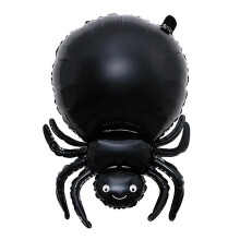 Halloween-Ballon: Schwarze Spinne, weiße Mumie – Dekoration aus dicker Aluminiumfolie