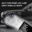 Compressore d'aria portatile per auto con display digitale wireless e luce LED, batteria da 1800 mAh. 4