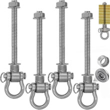 Schwerlast-Schaukelaufhängung mit Kugellager, 1500 lb (ca. 680 kg), 180-Schaukelbereich mit 10-mm-Rostschutzlager, Hängematten-Sesselaufhängung