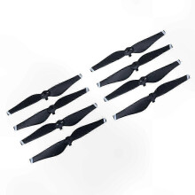 Vervangende propellerbladen (8 stuks) compatibel met DJI Mavic Air 5332S drones, zwart-wit kunststof