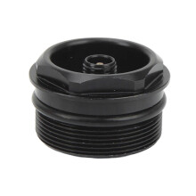 Dado valvola forcella anteriore per bicicletta, lega di alluminio, 17 g, compatibile con forcella anteriore con tubo interno da 34 mm