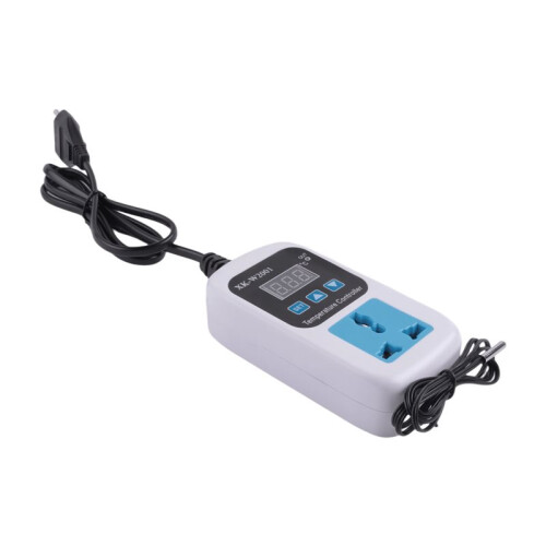 XK-W2001 Digital Temperature Controller Socket AC 110-220V Thermostat Regulator Socket Outlet with NTC Sensor EU Plug