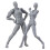 Stop Motion Figure Model with Stand, Adjustable Joints for Drawing Practice and Animation, Grey PVC 5
