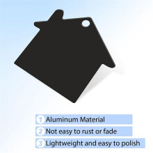 25 Pcs Metal Stamping Blanks, Aluminum Stamping Blanks Metal Tags Engraving Blanks Tags Metal Polished Blank Tags