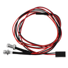 Achterlicht voor 1/16 RC-truck, compatibel met WPL B36 C24 C14 B14 B24 B16, metaal en kunststof.