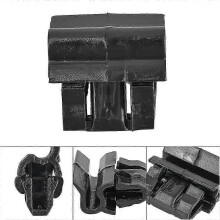 10 stuks plastic gespclips voor de voorste kofferbak, compatibel met Tesla Model 3/Y, ABS, zwart, 1472872-00-C
