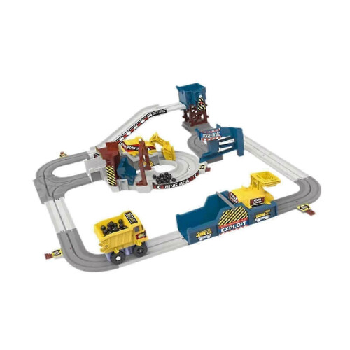 Circuit de train Quarry Engineering, jouet de construction éducatif STEM pour enfants, à assembler soi-même 1