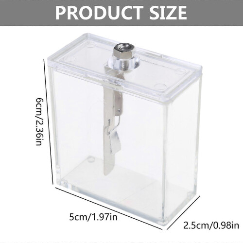 Electroscope Static Electricity Testing Device for Physics Education, Clear PP Material 2