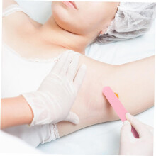 Bastoncini per epilazione riutilizzabili, applicatore di cera, 24 cm, in morbido silicone antiaderente.